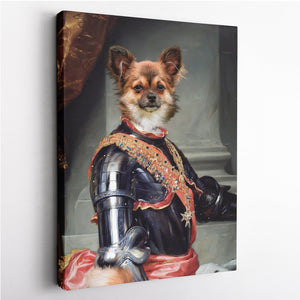 The King of Spain - Custom Pet Canvas - Your Pet as King of Spain