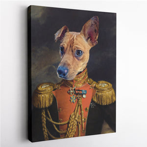 The Cavalier - Custom Pet Canvas - Your Pet as Cavalier