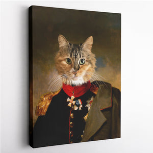 The Knight - Custom Pet Canvas - Your Pet as Knight