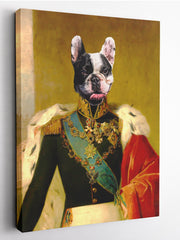 Load image into Gallery viewer, The Lieutenant Commander - Custom Pet Canvas - Your Pet as Lieutenant Commander
