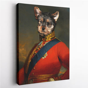 The Duke - Custom Pet Canvas - Your Pet as Duke