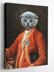 Load image into Gallery viewer, The Viscount - Custom Pet Canvas - Your Pet as Viscount
