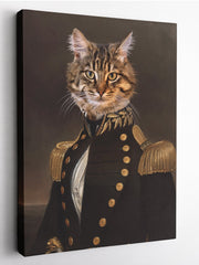 Load image into Gallery viewer, The Lieutenant Colonel - Custom Pet Canvas - Your Pet as Lieutenant Colonel
