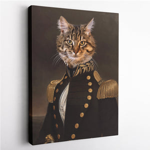 The Lieutenant Colonel - Custom Pet Canvas - Your Pet as Lieutenant Colonel