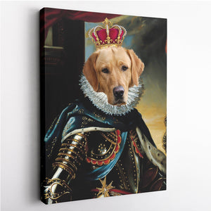 The Imperator - Custom Pet Canvas - Your Pet as Imperator