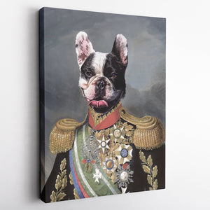 The Colonel - Custom Pet Canvas - Your Pet as Colonel