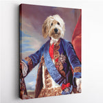Load image into Gallery viewer, The Blue King - Custom Pet Canvas - Your Pet as Blue King
