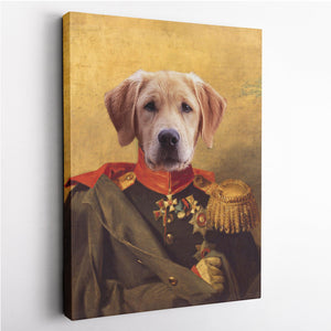 The Sergeant Major General - Custom Pet Canvas - Your Pet as Sergeant Major General