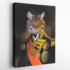 The Fleet admiral - Custom Pet Canvas - Your Pet as Fleet admiral