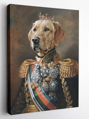Load image into Gallery viewer, The General - Custom Pet Canvas - Your Pet as King

