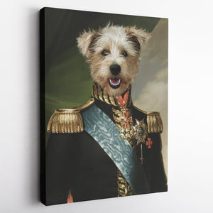 The Major Sergeant- Custom Pet Canvas - Your Pet as Sergeant