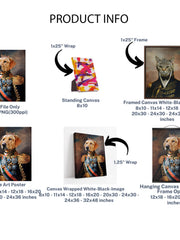 Load image into Gallery viewer, The François Clouet - Custom Pet Canvas - Your Pet as François Clouet