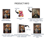 Load image into Gallery viewer, The Ambassador - Custom Pet Canvas - Your Pet as Ambassador
